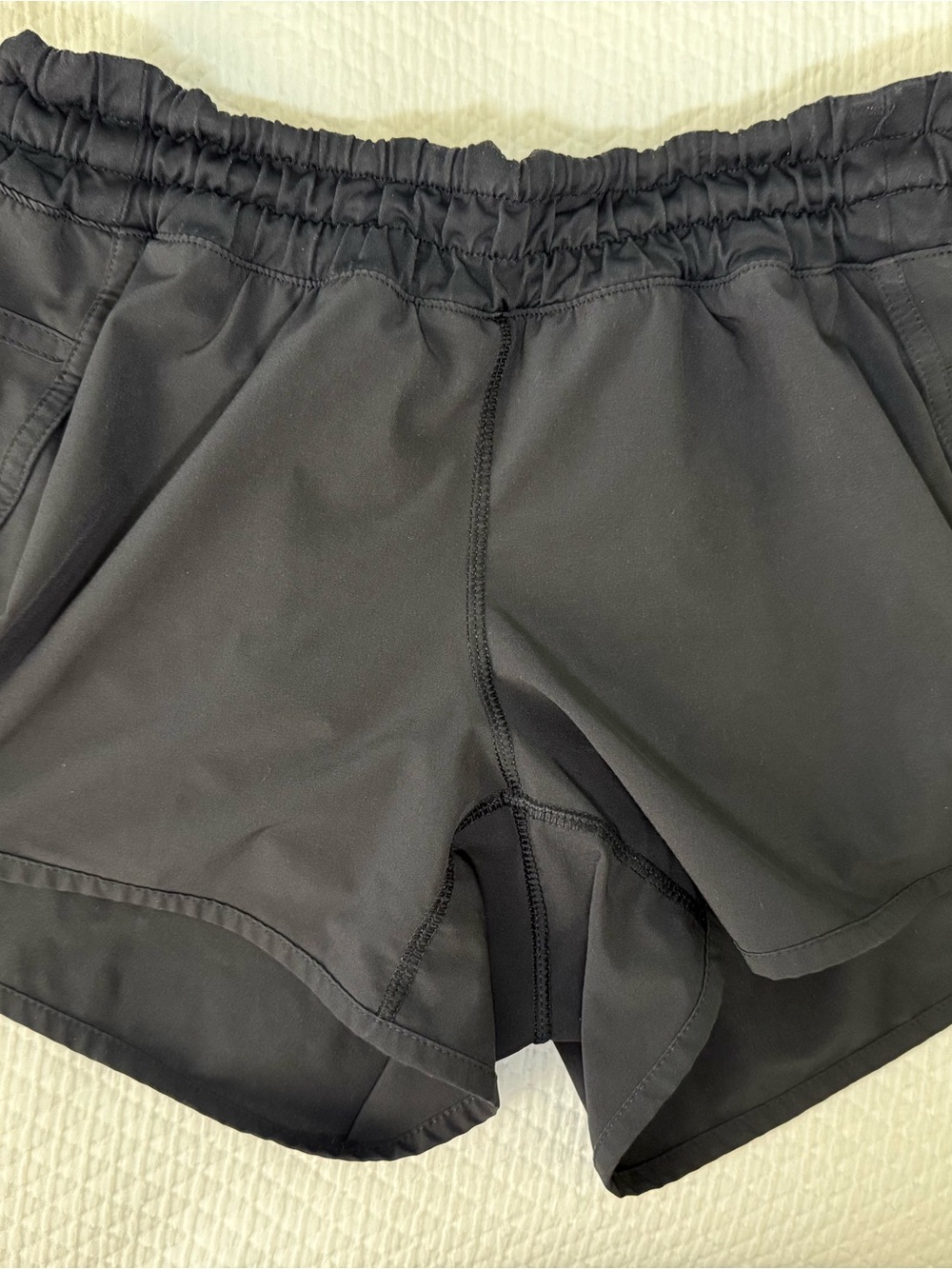 lululemon athletica Black Women's Athletic Shorts with Elastic Waist - Picture 1 of 7